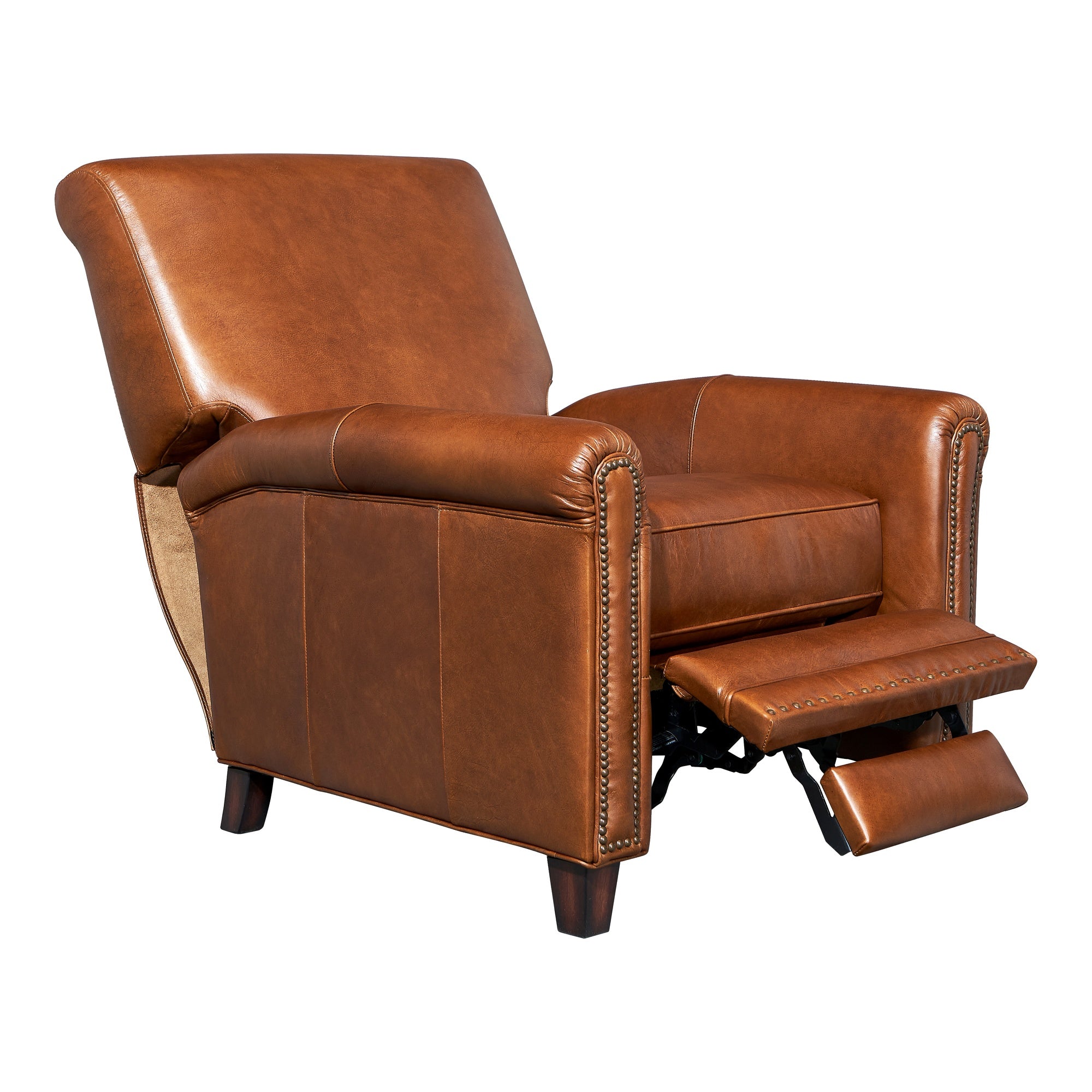 Norton Leather Recliner Chair, Havana Brown