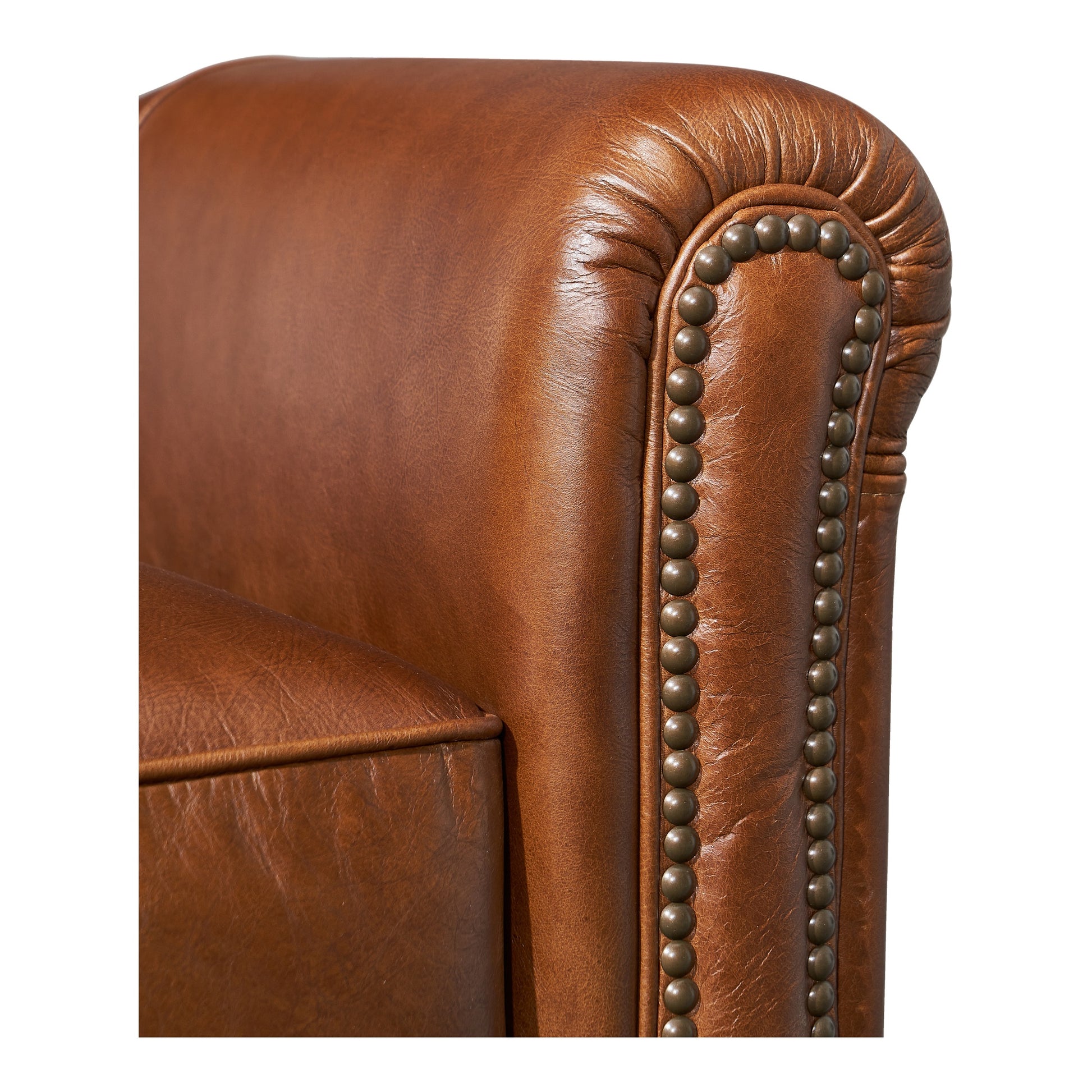 Norton Leather Recliner Chair, Havana Brown