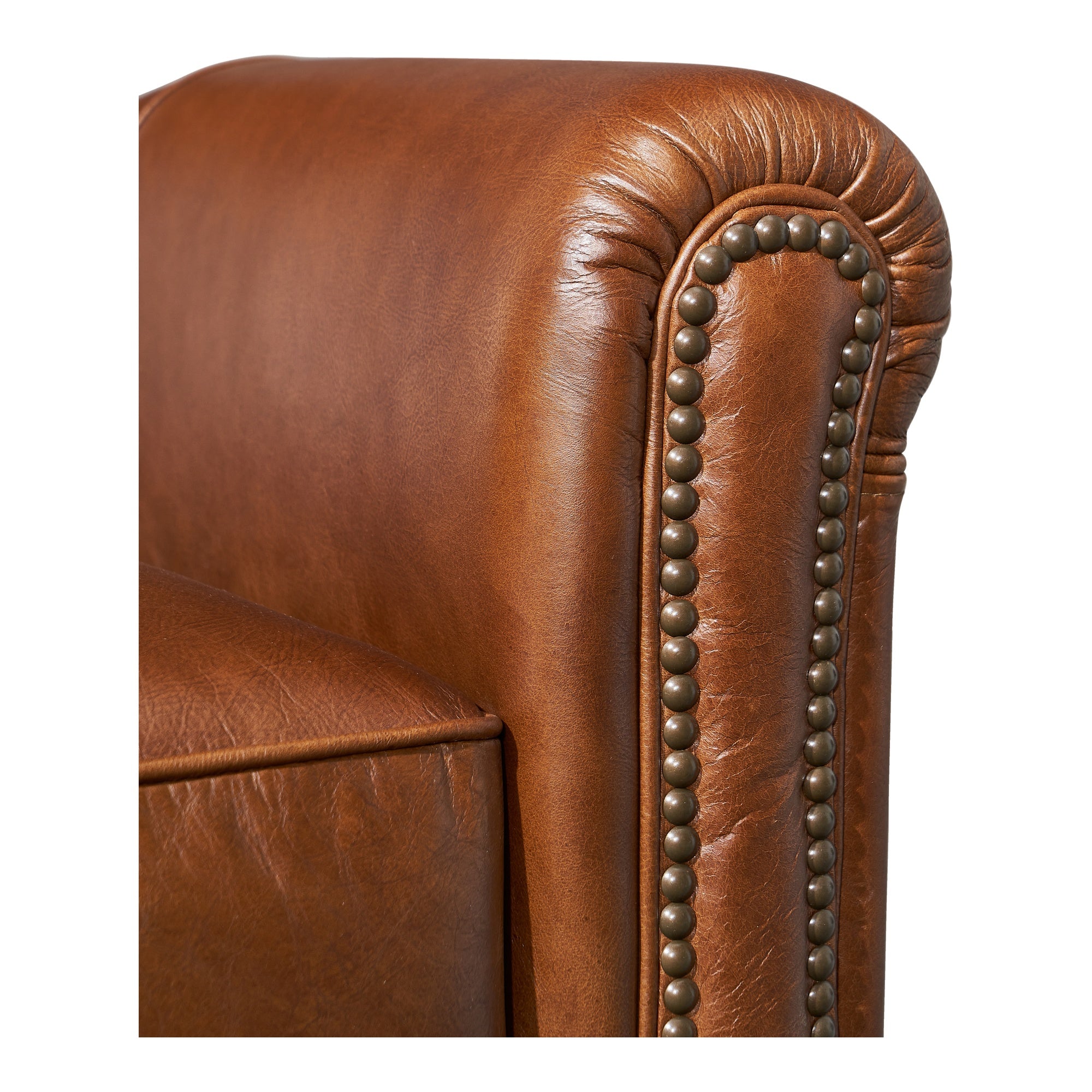 Norton Leather Recliner Chair, Havana Brown
