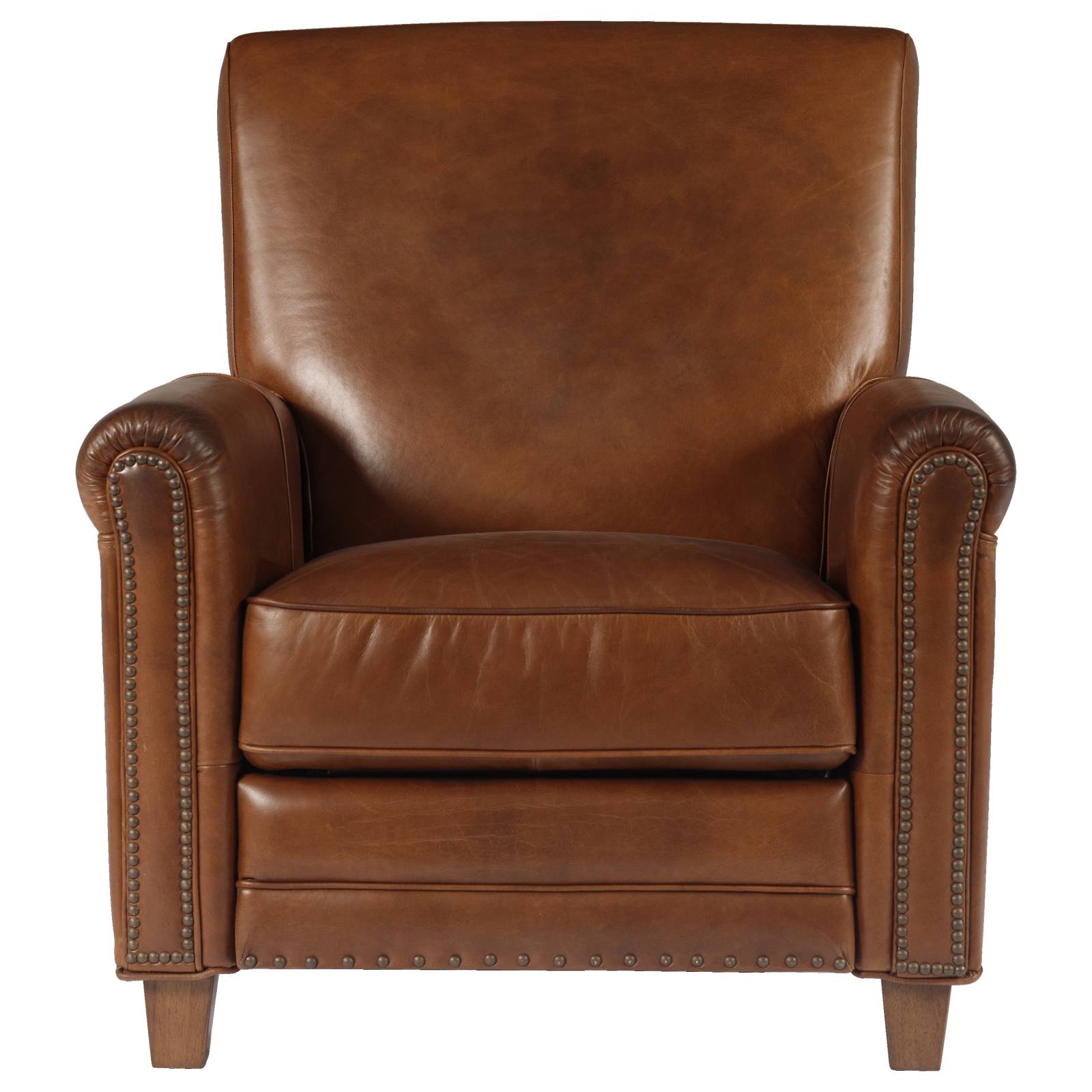 Norton Leather Recliner Chair, Vintage Whiskey