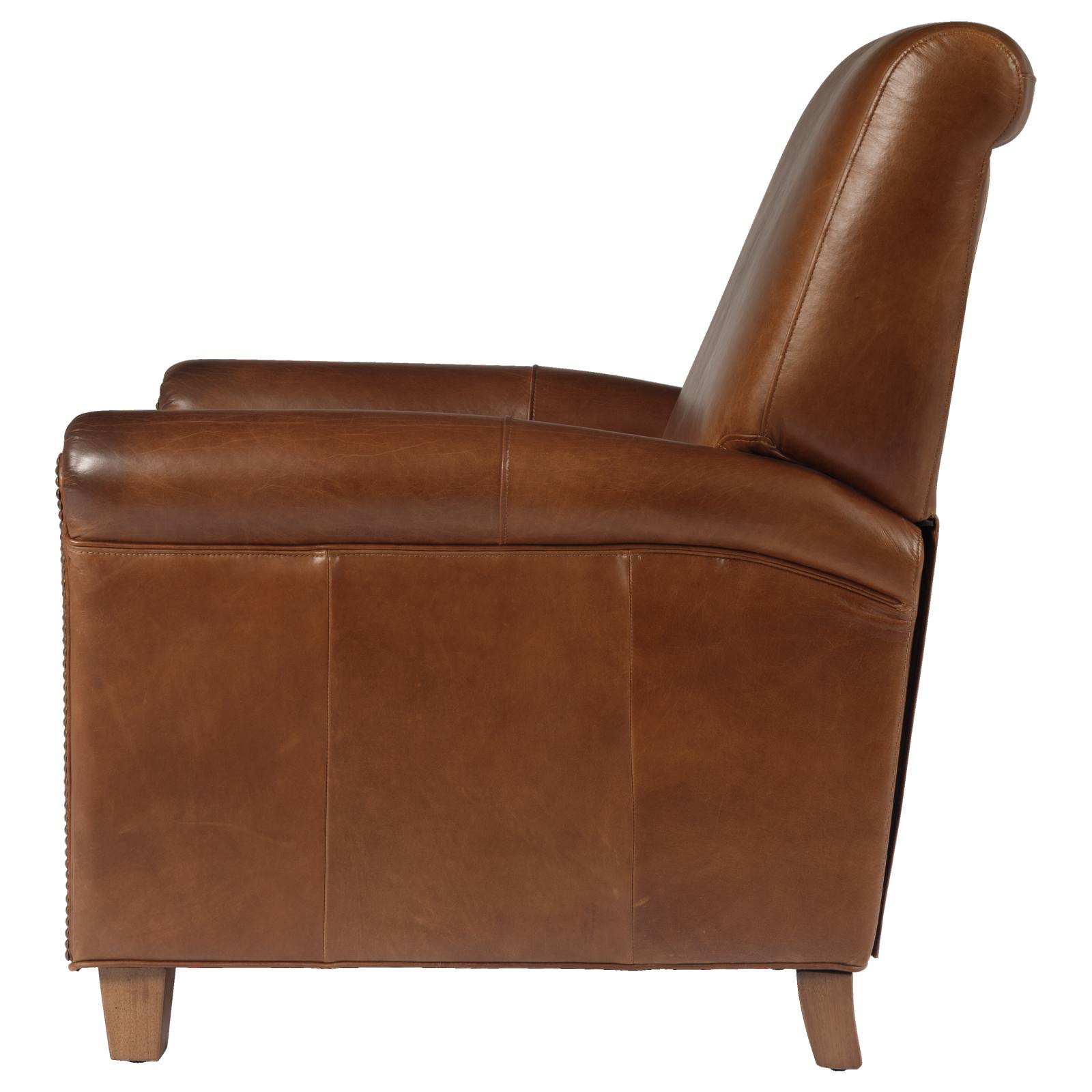 Norton Leather Recliner Chair, Vintage Whiskey