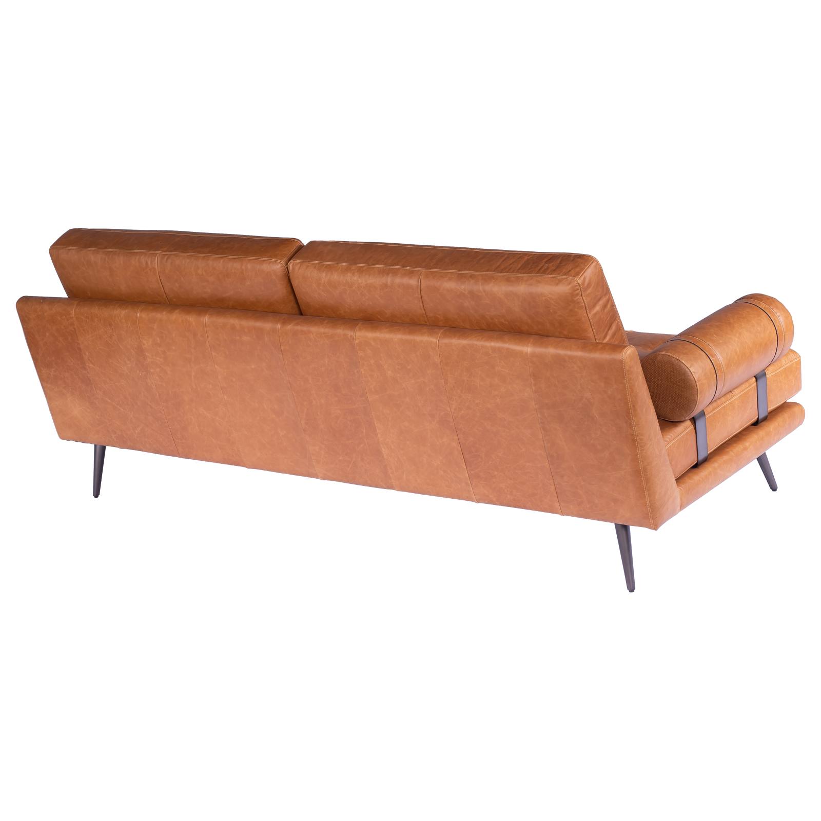 Arklow 3 Seater Leather Sofa, Natrual Tan