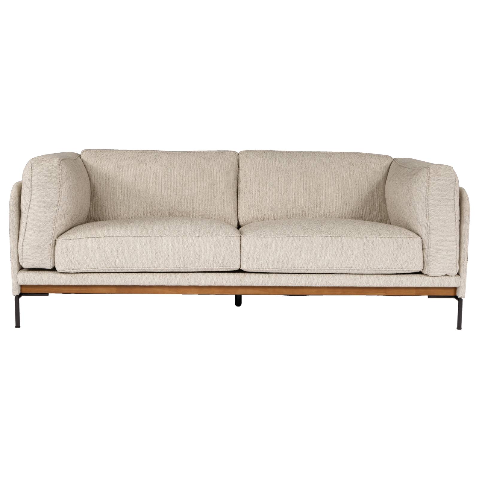 Allerdale 2.5 Seater Fabric Sofa, Cobblestone Grey