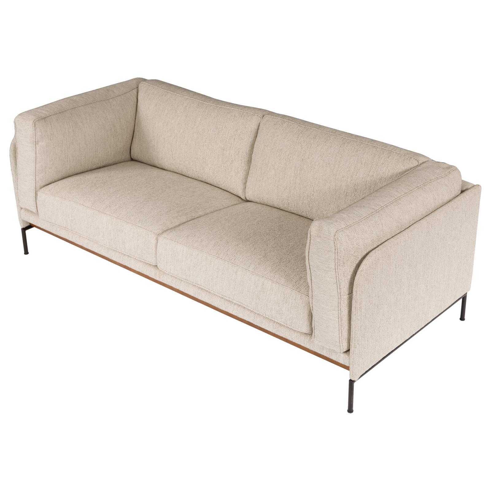 Allerdale 2.5 Seater Fabric Sofa, Cobblestone Grey