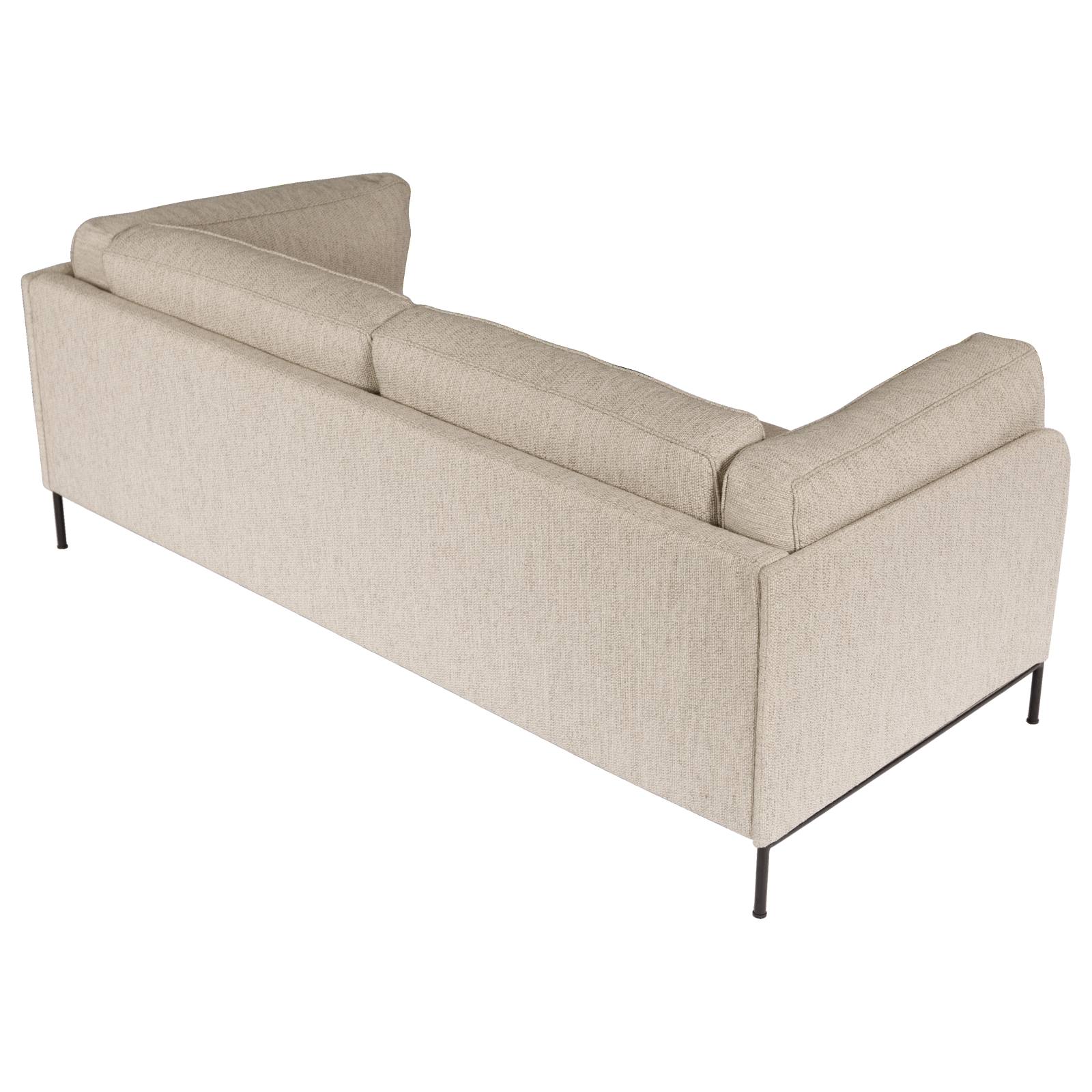 Allerdale 2.5 Seater Fabric Sofa, Cobblestone Grey