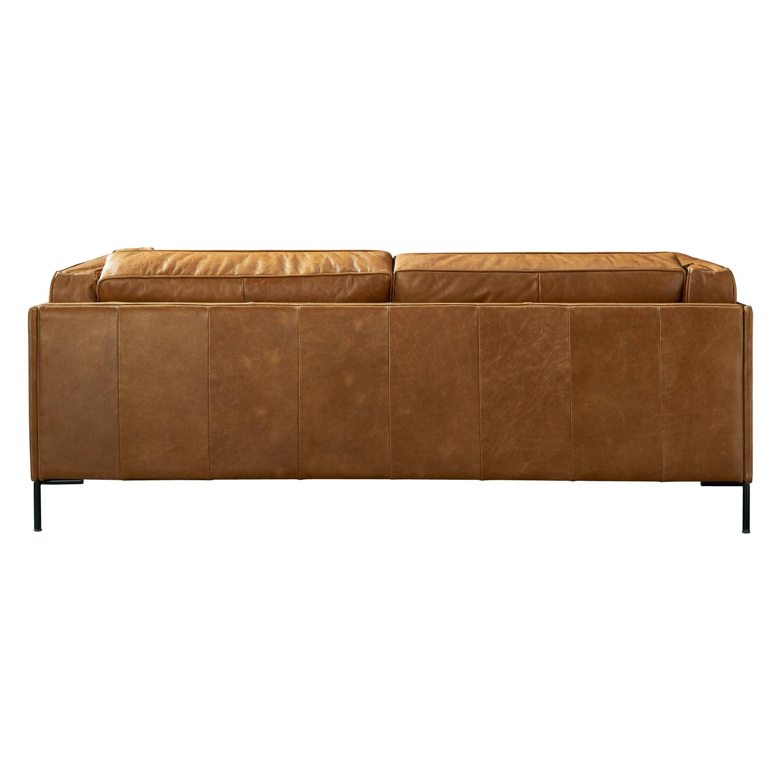 Allerdale 2.5 Seater Leather Sofa, Natural Tan