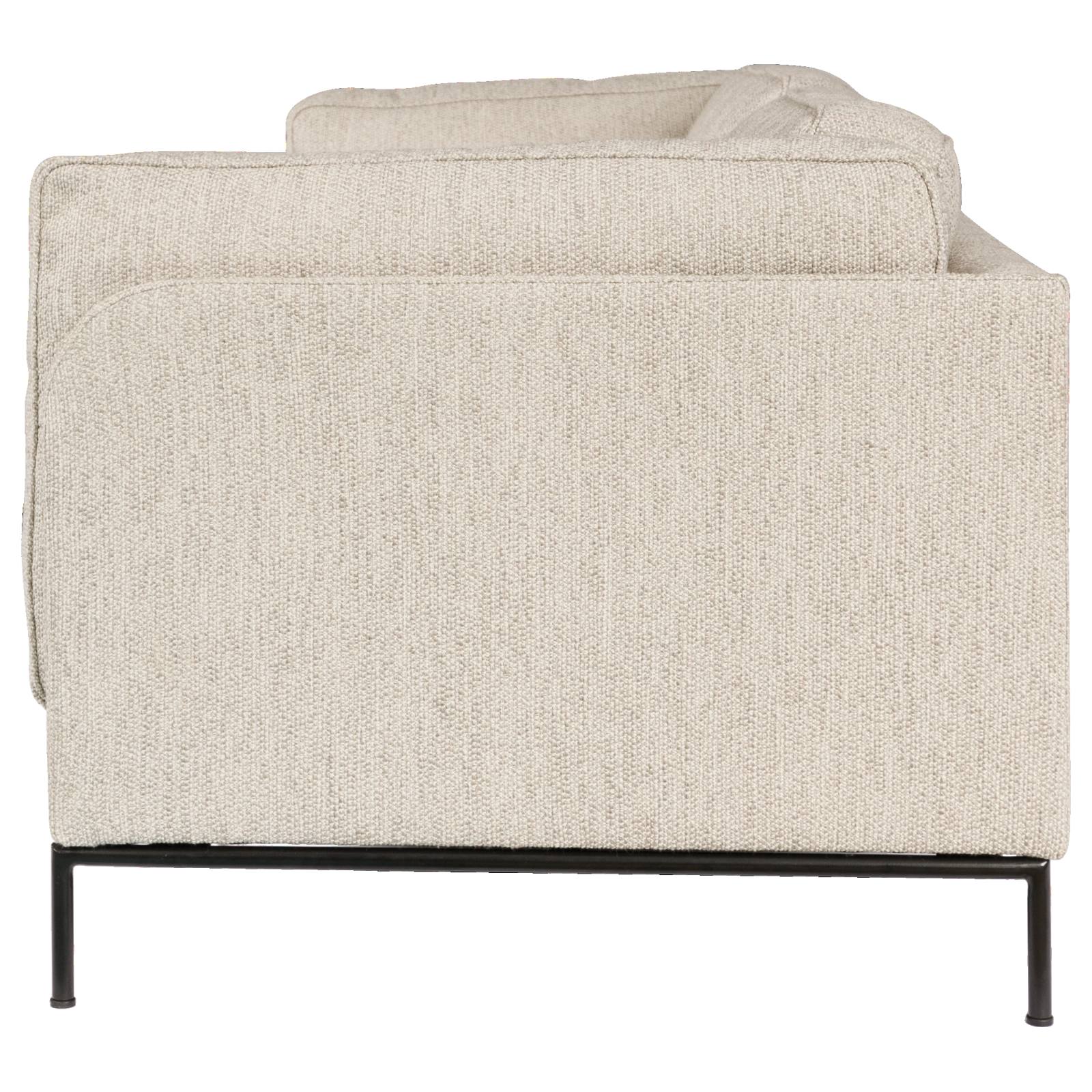 Allerdale 3.5 Seater Fabric Sofa, Cobblestone Grey