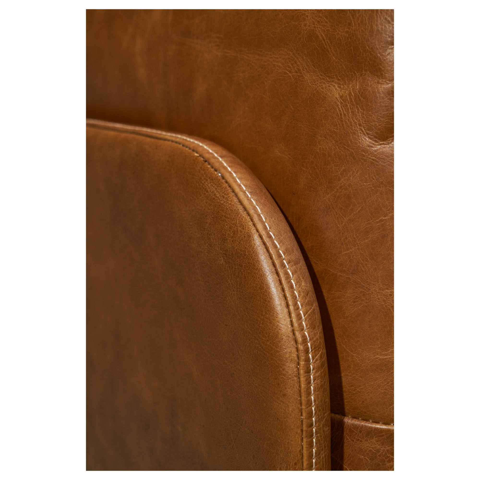 Allerdale 3.5 Seater Leather Sofa, Cuba Brown