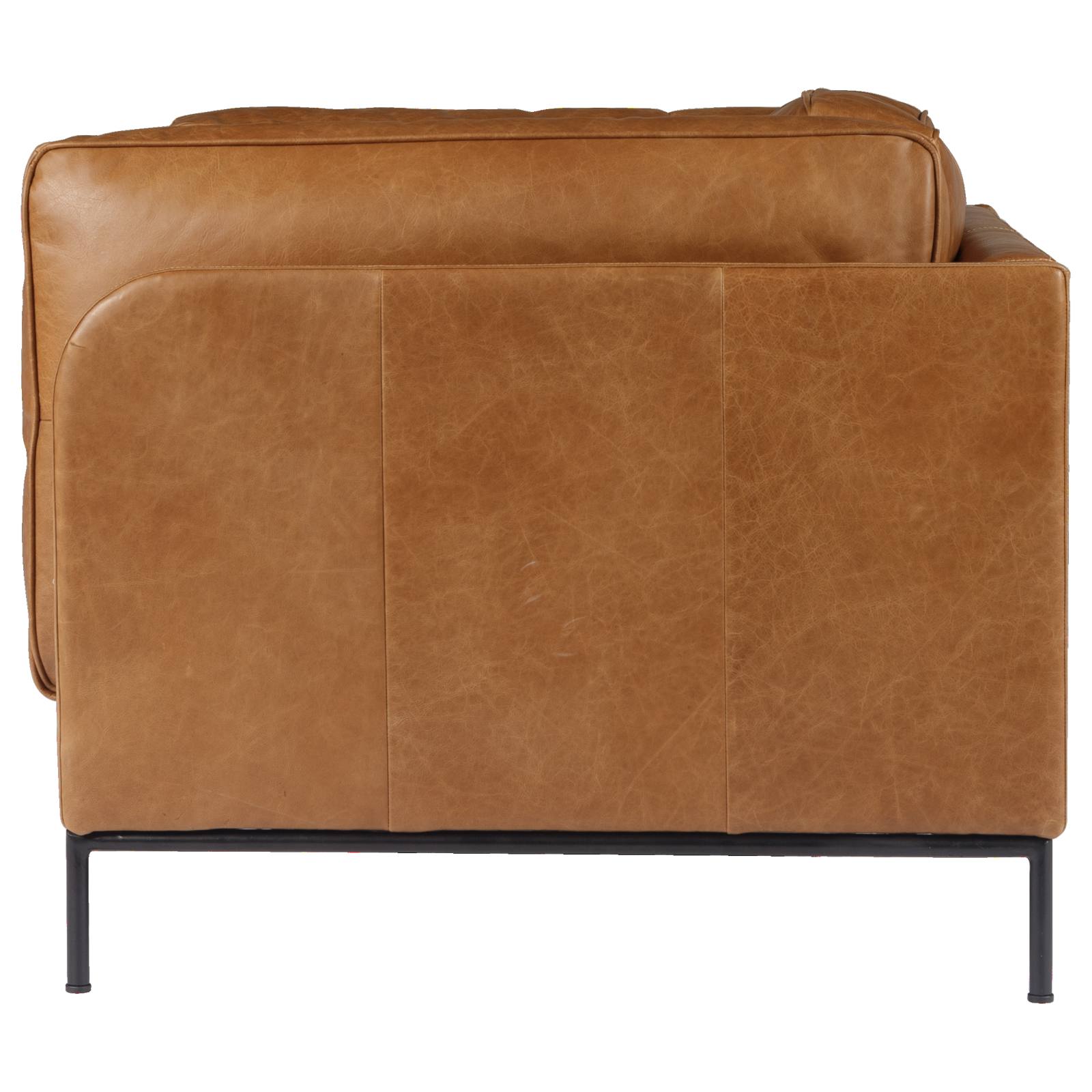 Allerdale Leather Armchair, Natural Tan