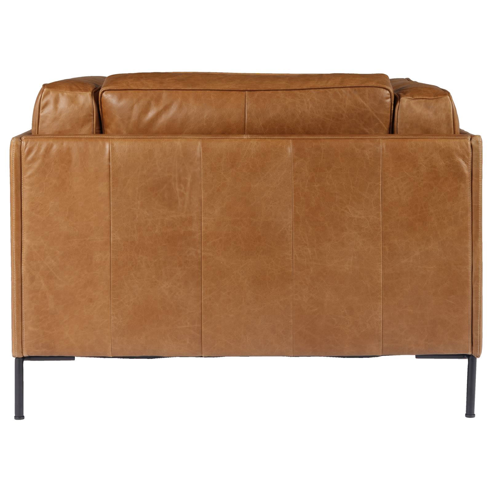 Allerdale Leather Armchair, Natural Tan