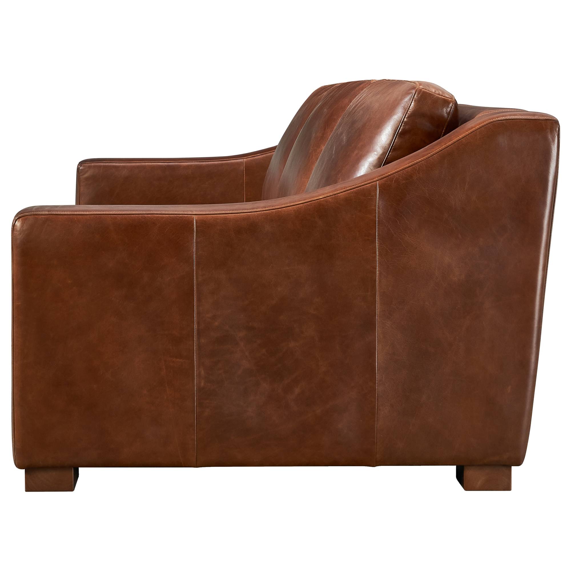 Celine Sofa 3.5 Seat Leather, Vintage Whiskey