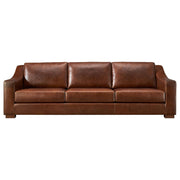 Celine Sofa 3.5 Seat Leather, Vintage Whiskey