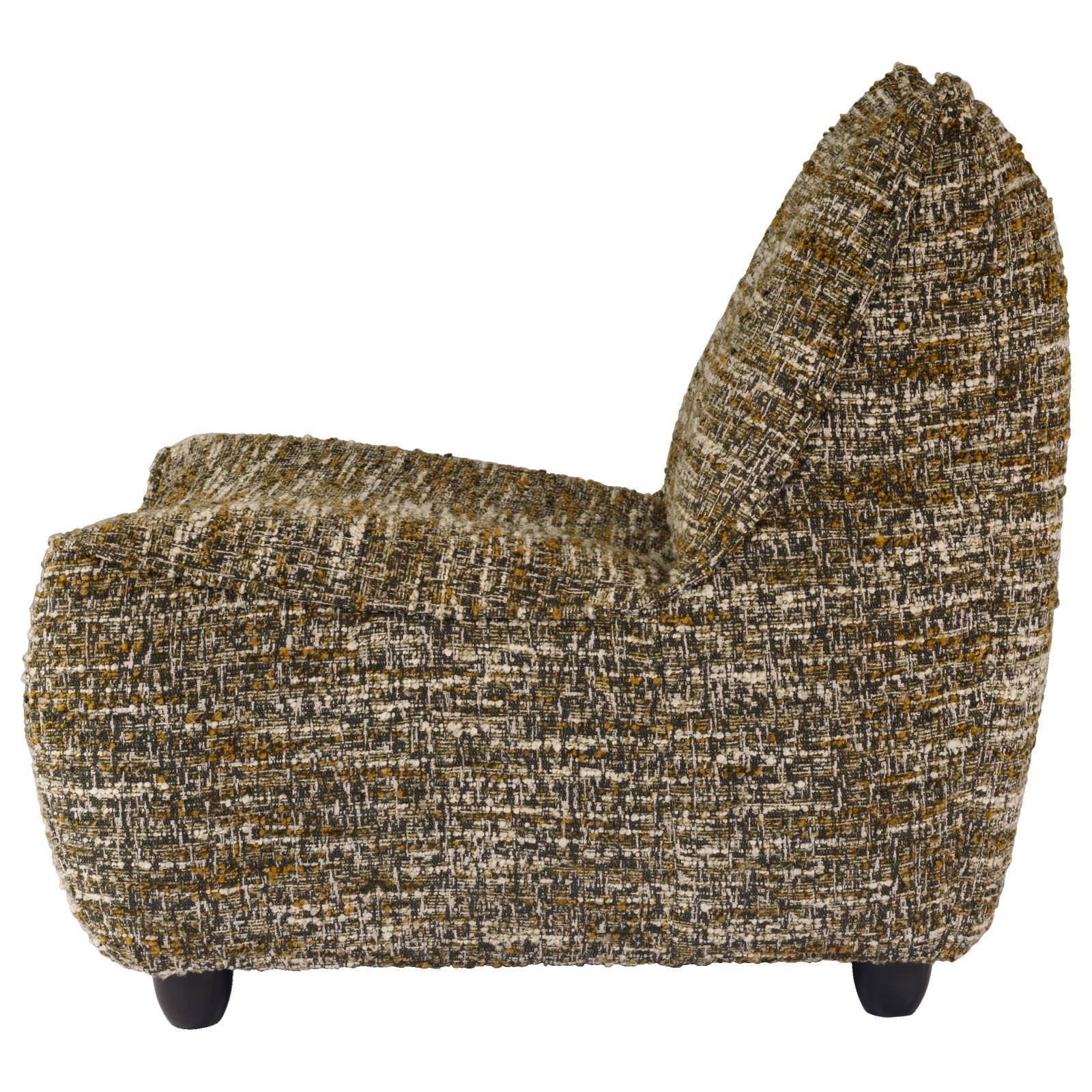 Moulan Fabric Armchair, Speckle Green