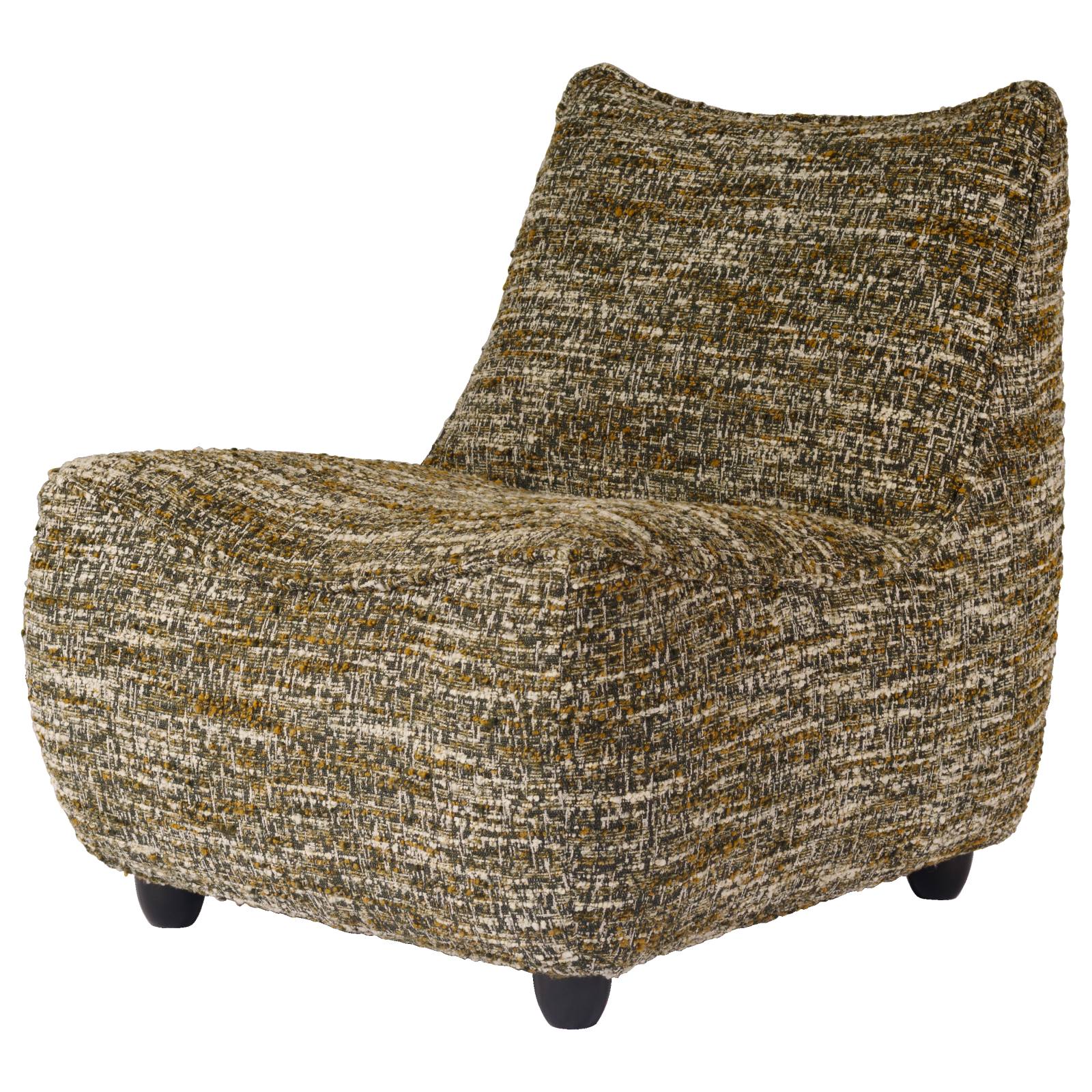 Moulan Fabric Armchair, Speckle Green