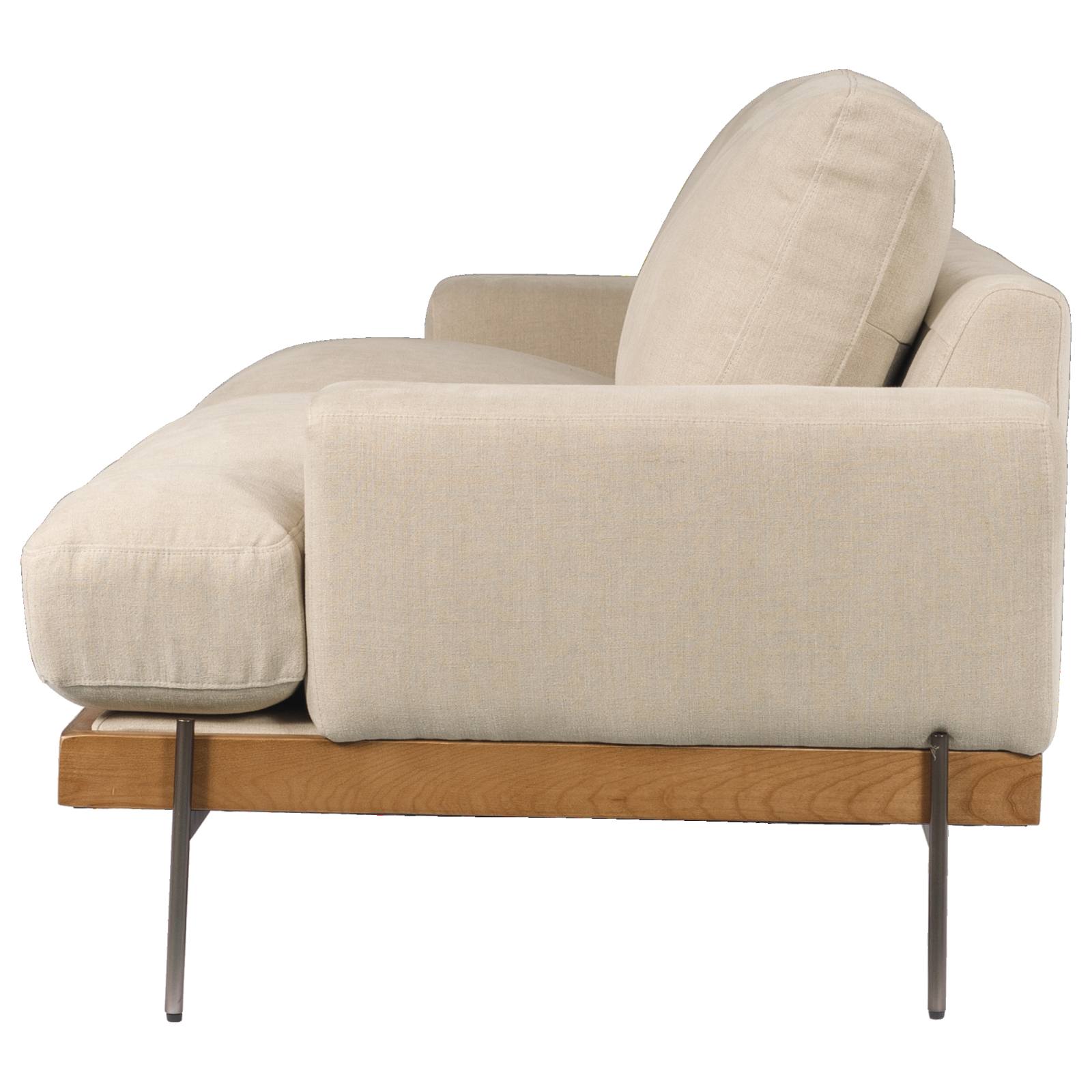 Belman 3 Seater Fabric Sofa, Light Grey