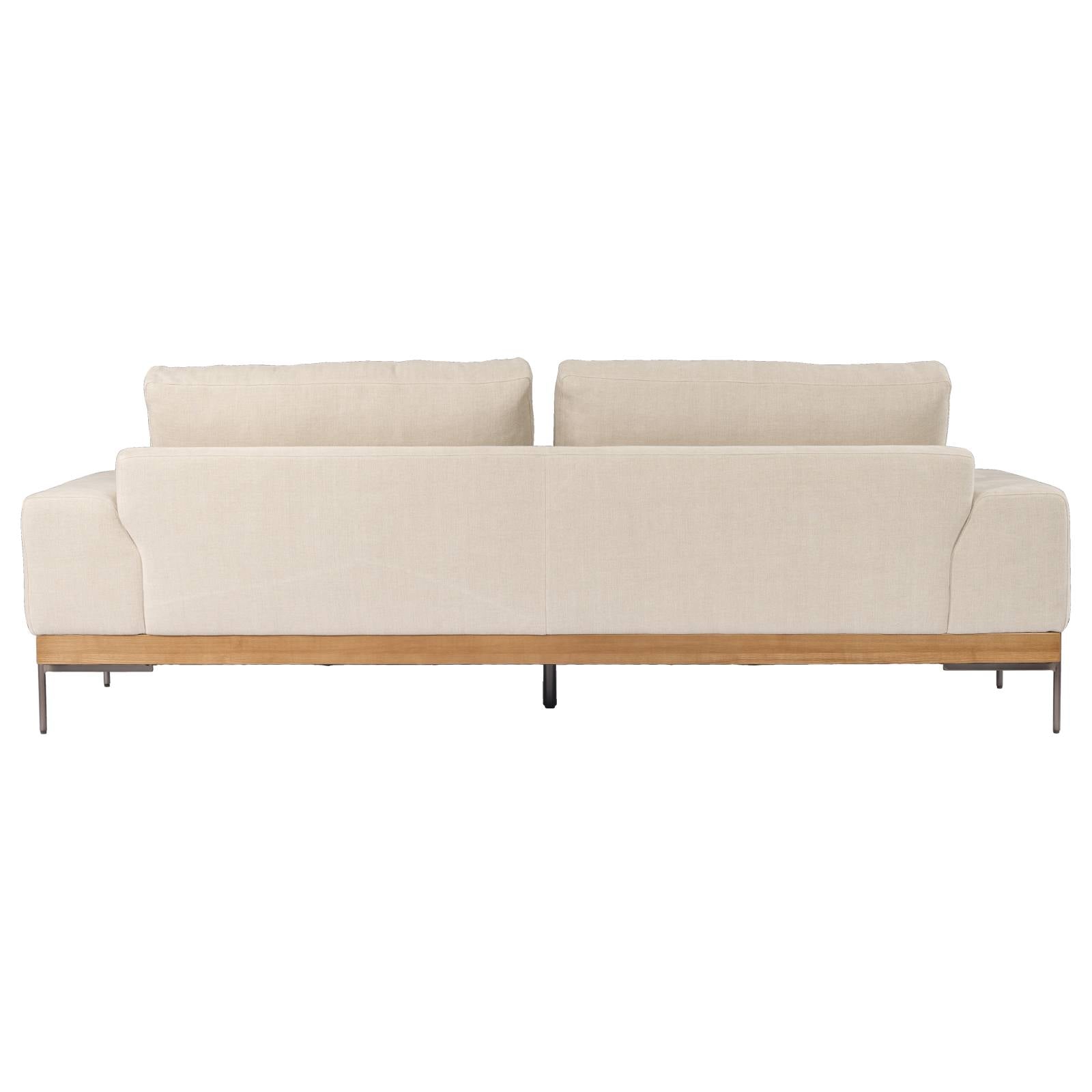 Belman 3 Seater Fabric Sofa, Light Grey