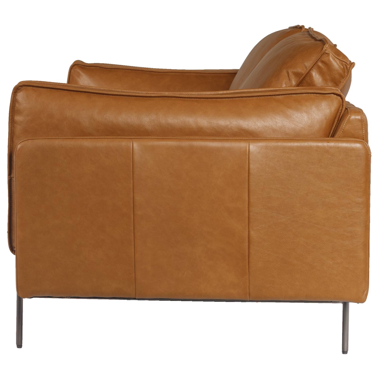 Downie 3 Seater Leather Sofa, Como Tan