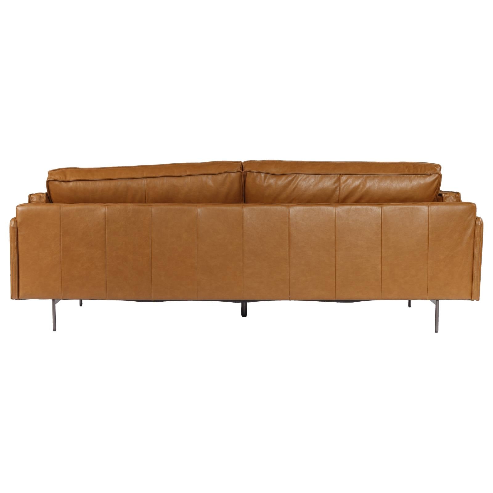 Downie 3 Seater Leather Sofa, Como Tan
