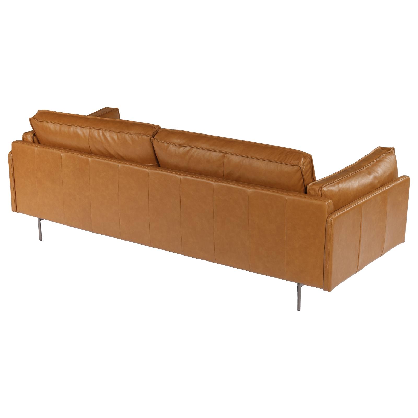 Downie 3 Seater Leather Sofa, Como Tan
