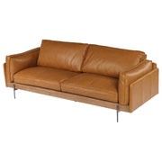 Downie 3 Seater Leather Sofa, Como Tan