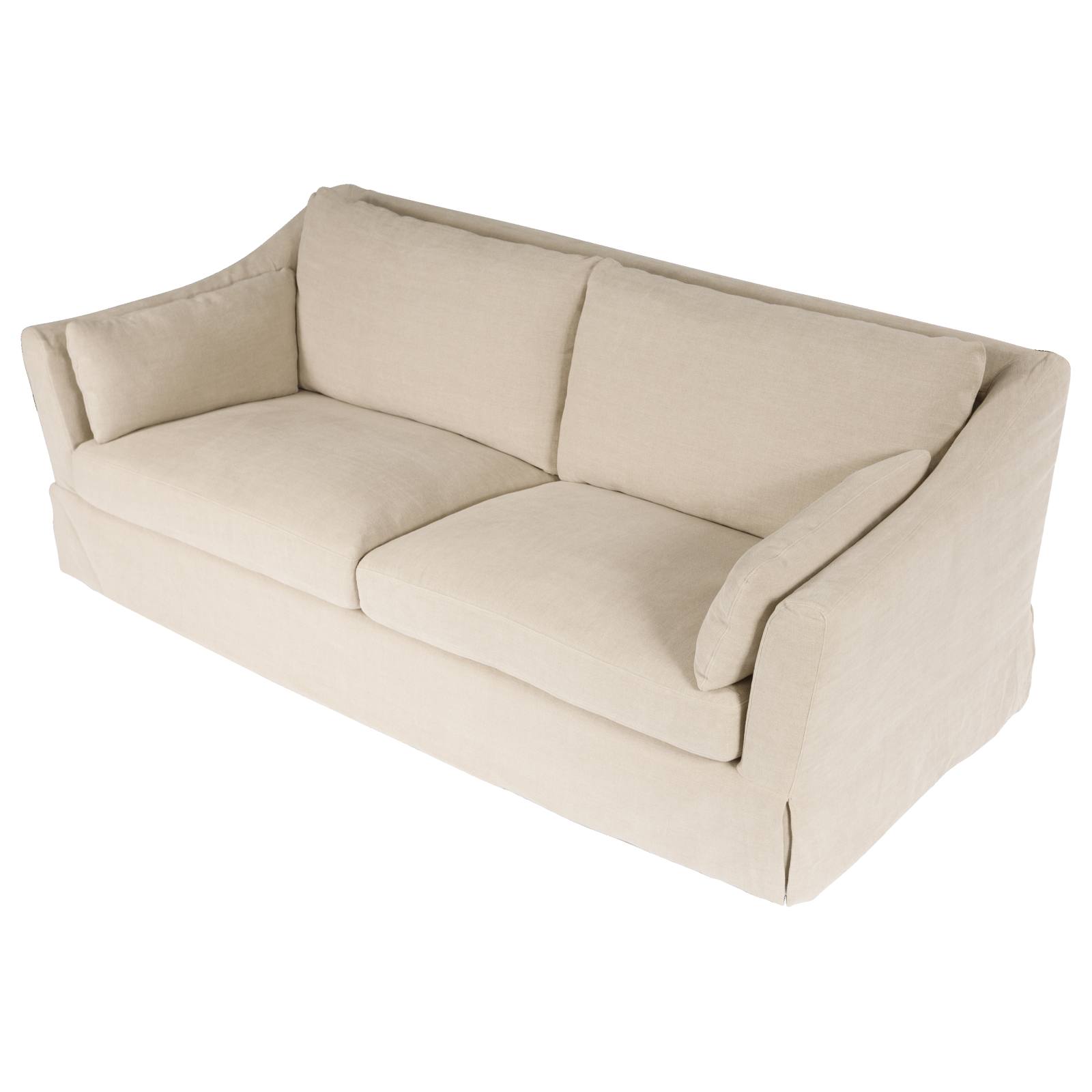 Taplin 3 Seater Linen Sofa, Natural
