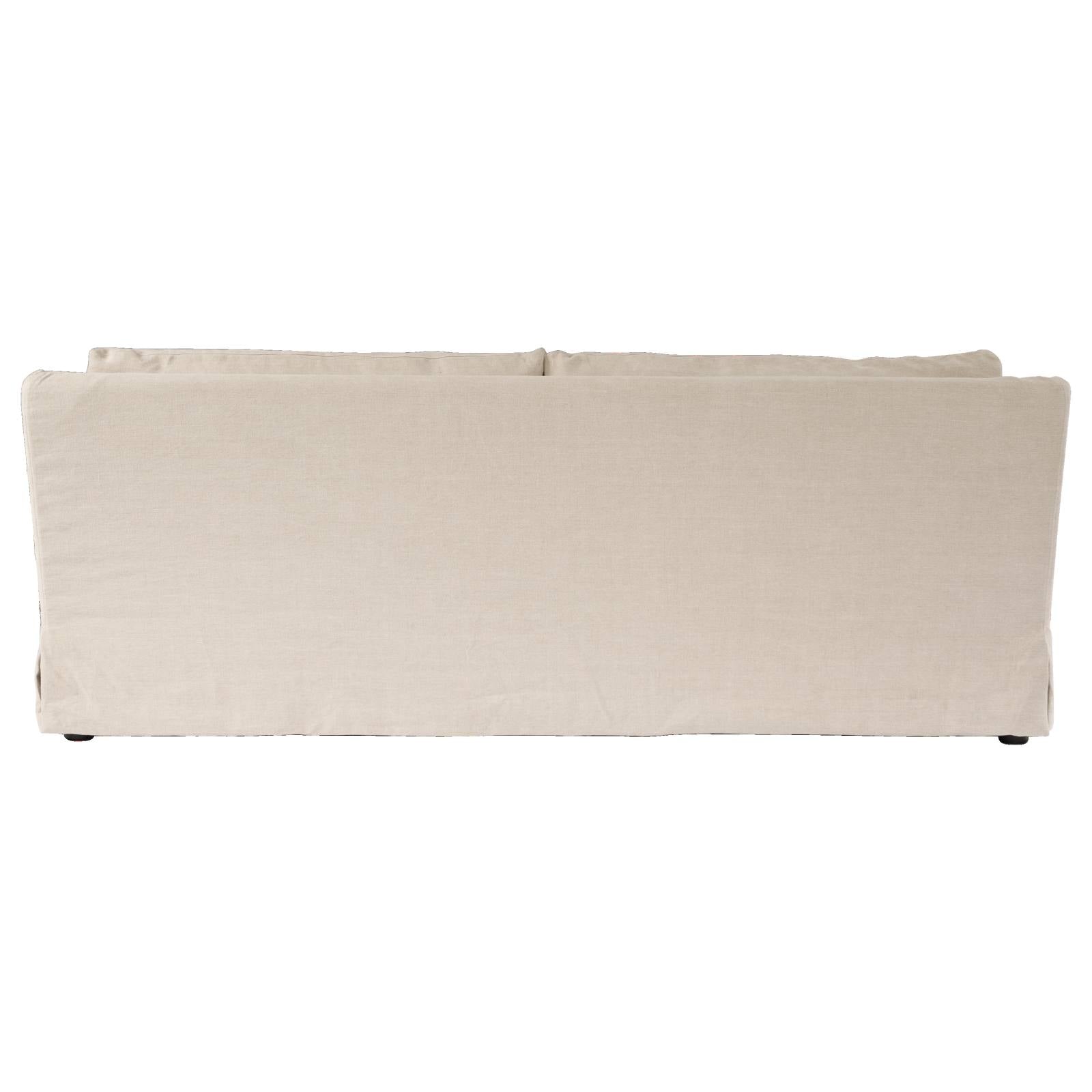 Taplin 3 Seater Linen Sofa, Natural