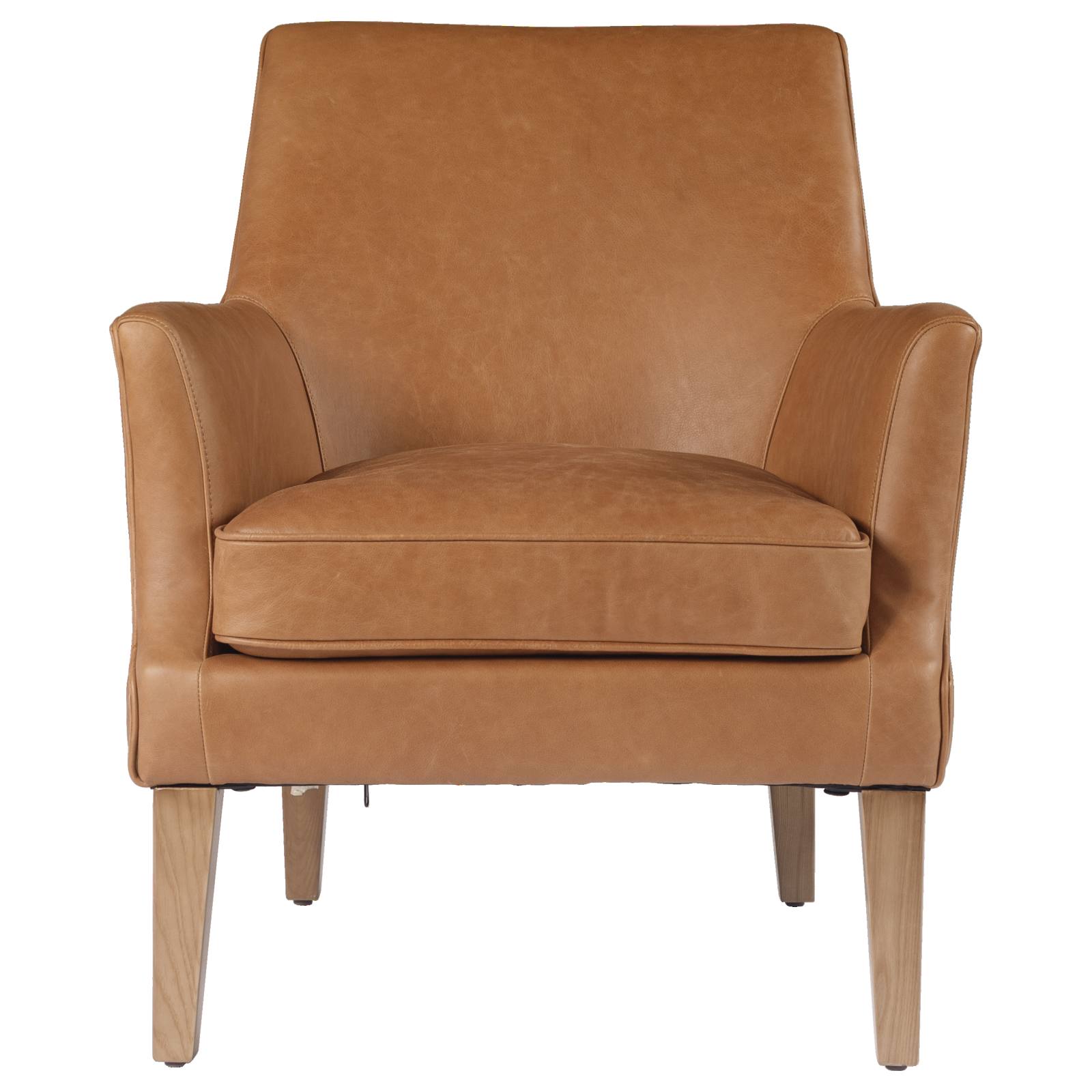 Ellie Leather Armchair, Hazelnut Tan