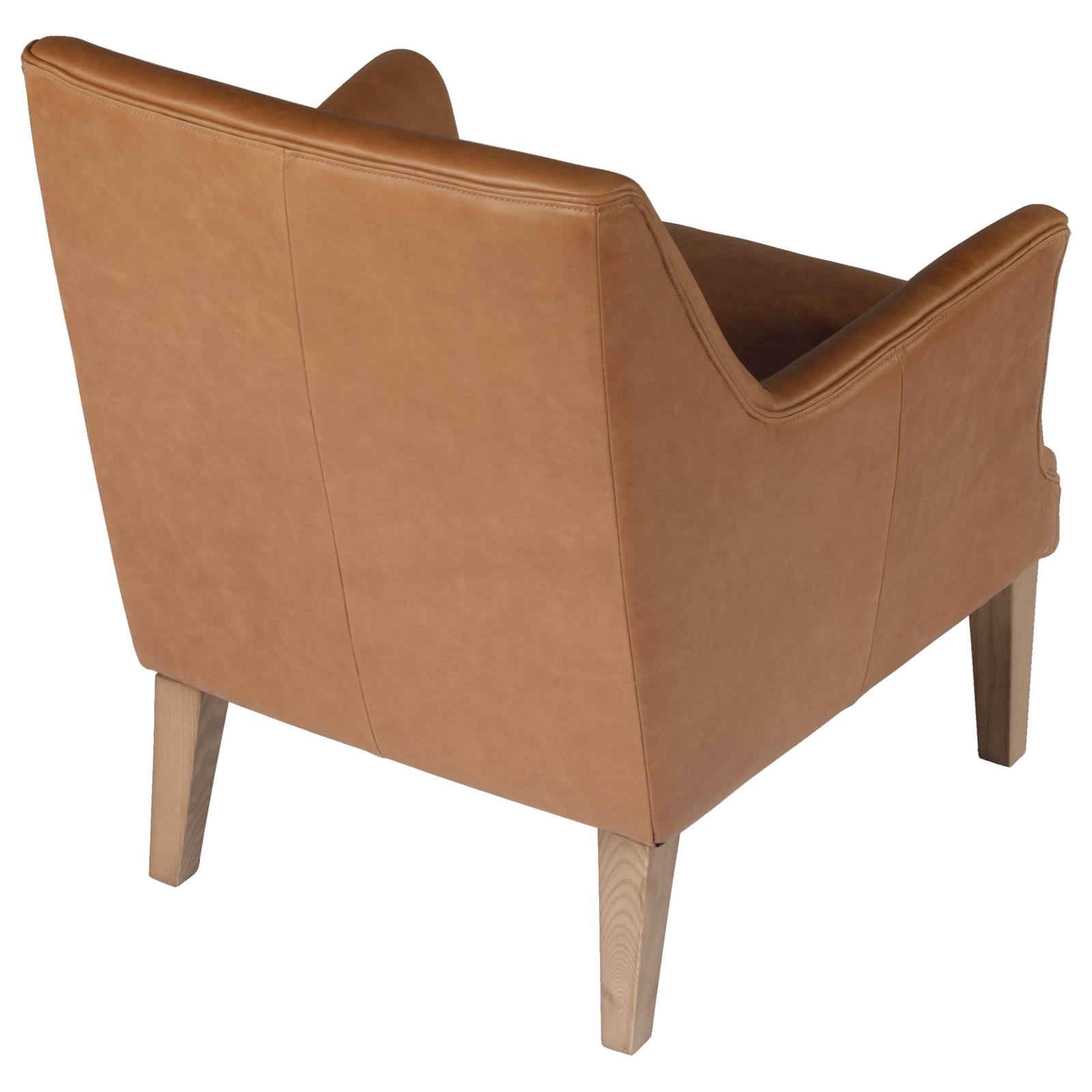 Ellie Leather Armchair, Hazelnut Tan