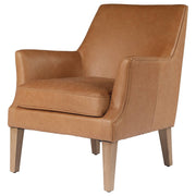 Ellie Leather Armchair, Hazelnut Tan