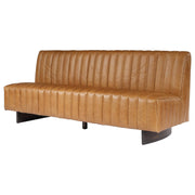 Lacey 4 Seater Leather Sofa, Natural Tan