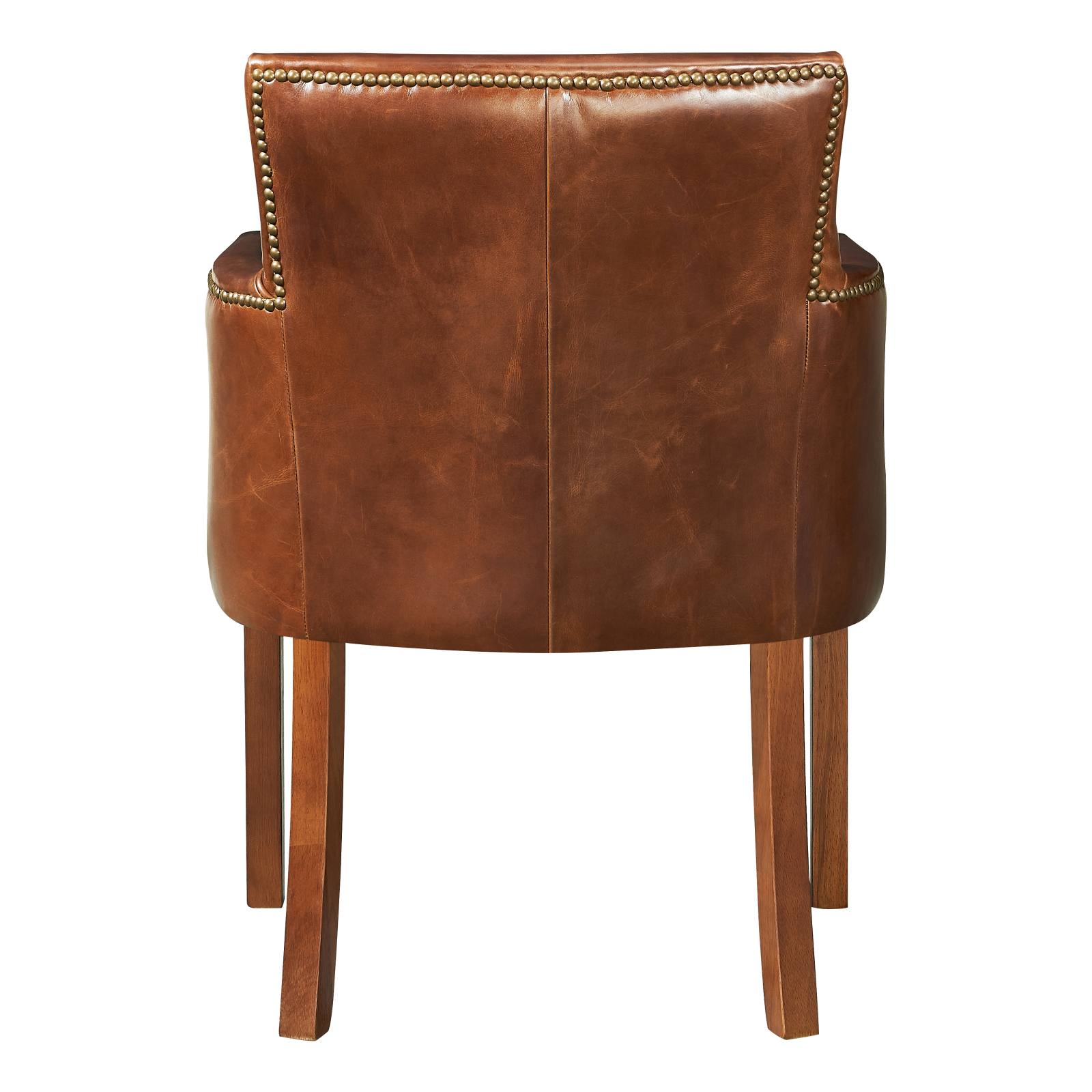 Rochelle Leather Armchair, Vintage Whiskey