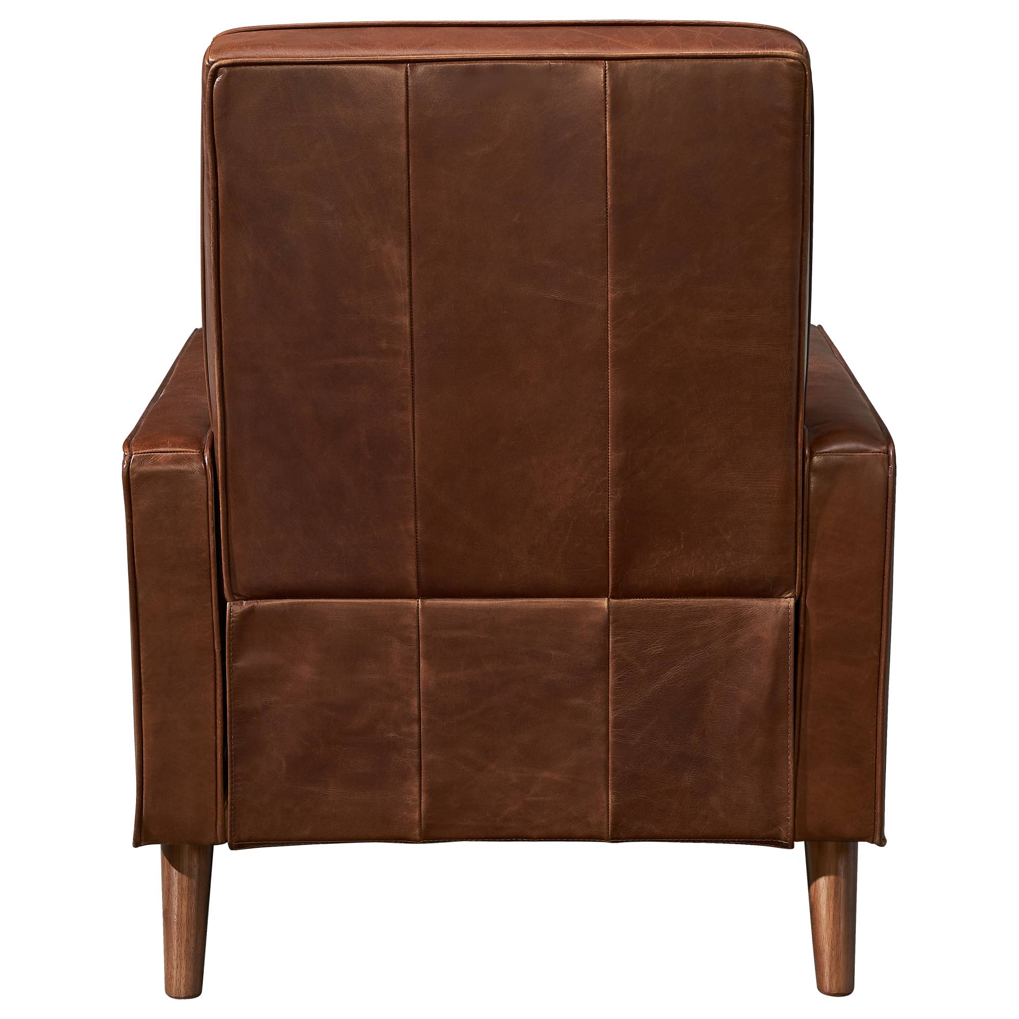Amos Recliner Leather, Vintage Whiskey
