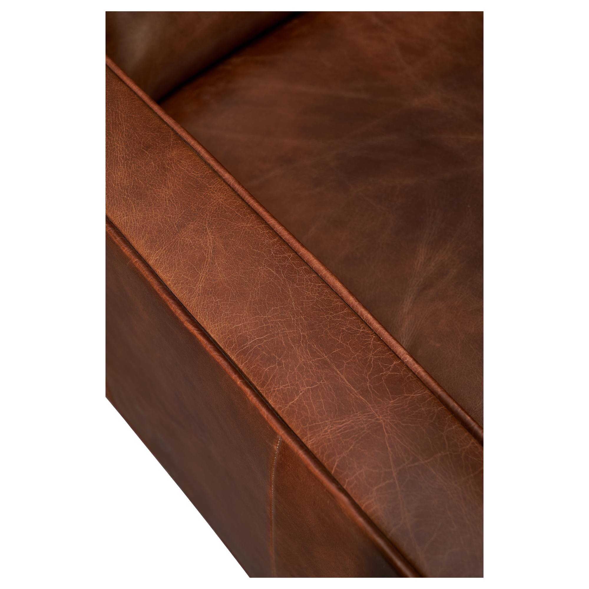 Amos Recliner Leather, Vintage Whiskey