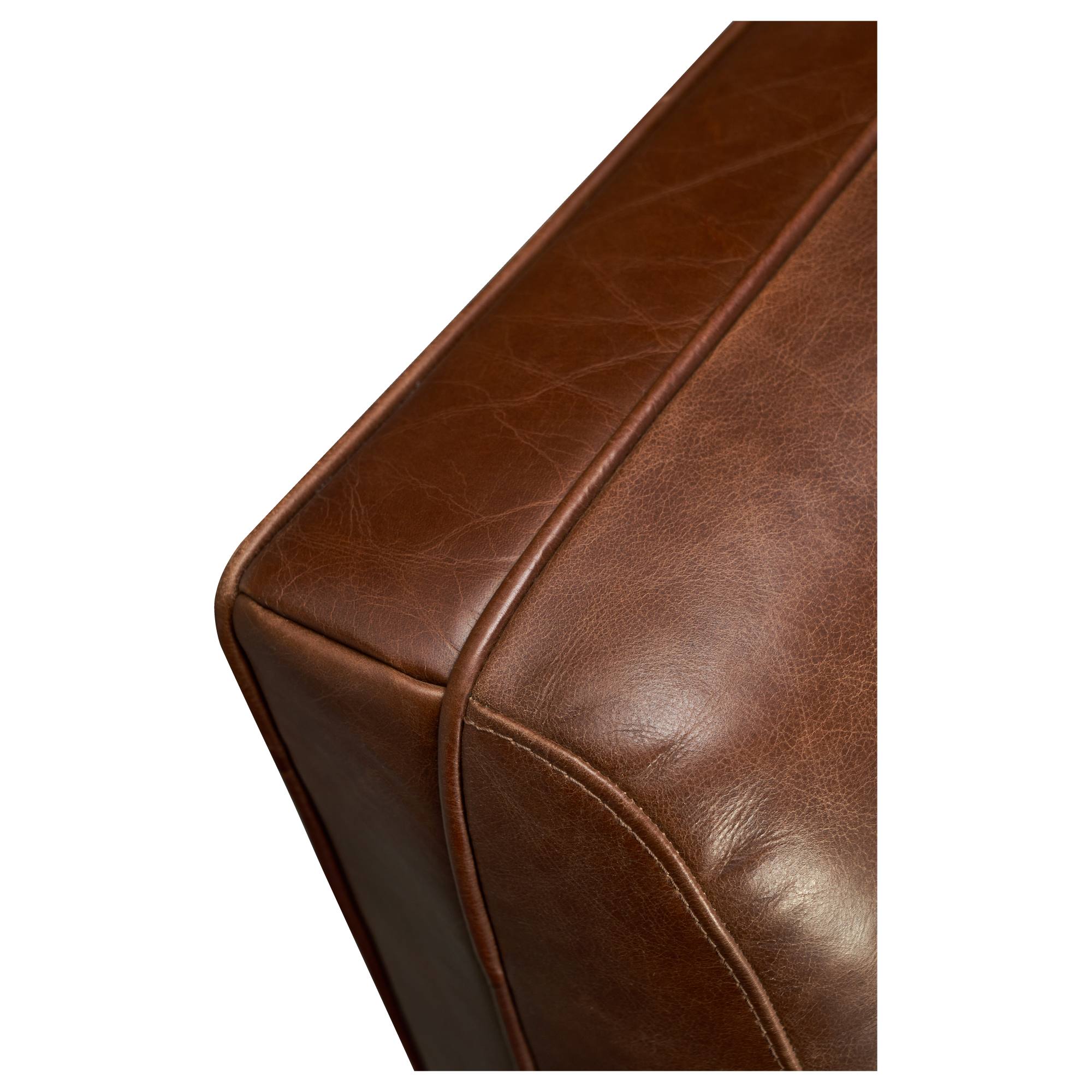 Amos Recliner Leather, Vintage Whiskey