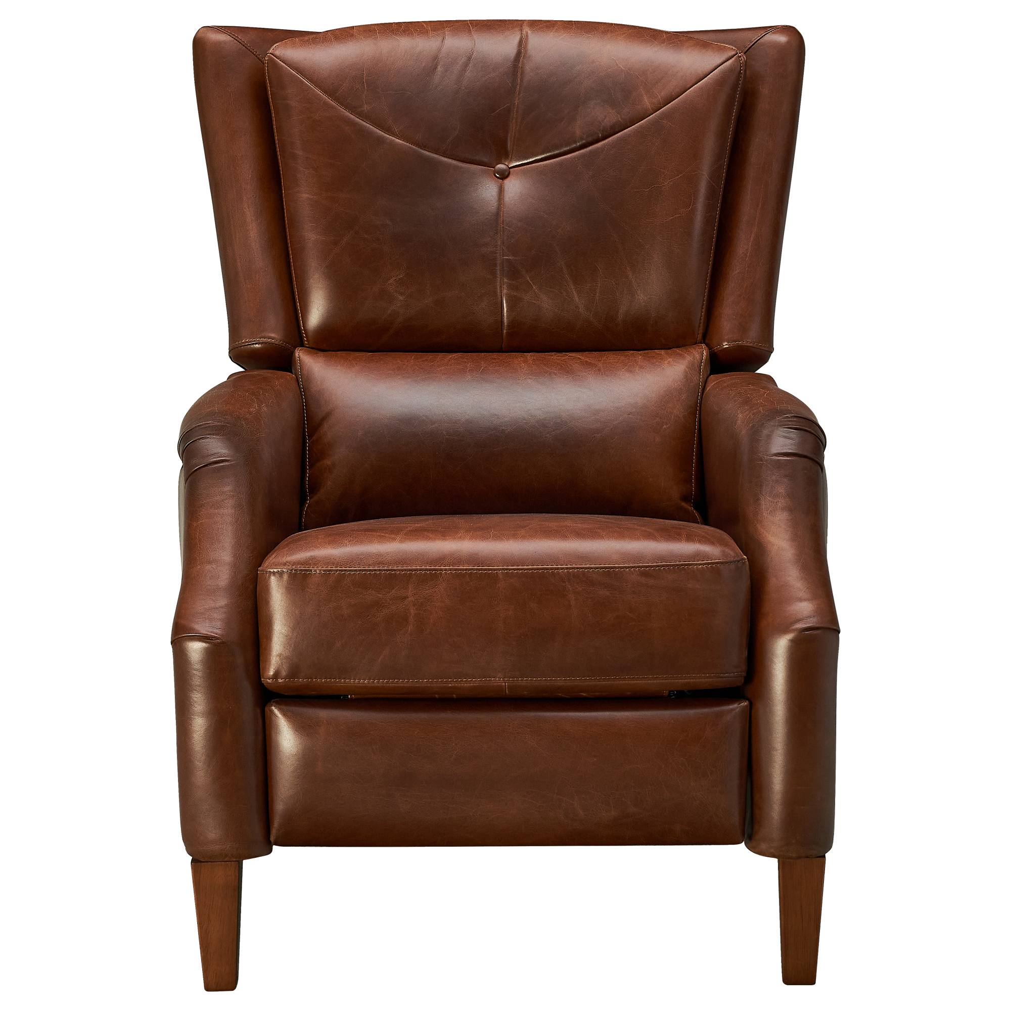 Adeline Recliner Leather, Vintage Whiskey