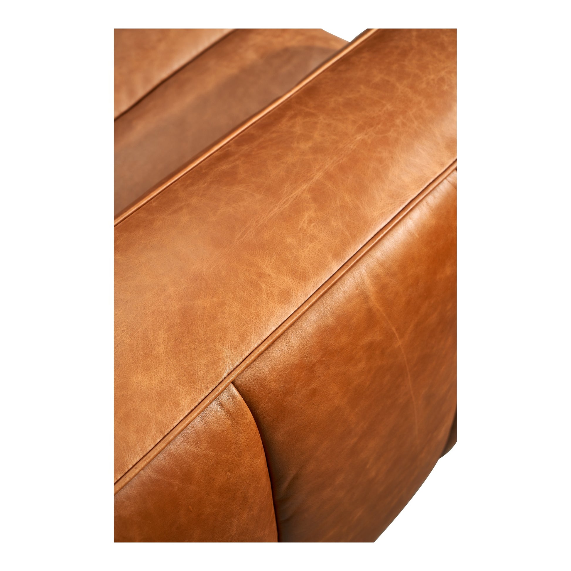 Lomond 2 Seat Leather Sofa with 2 Electric Recliners, Hazelnut Tan