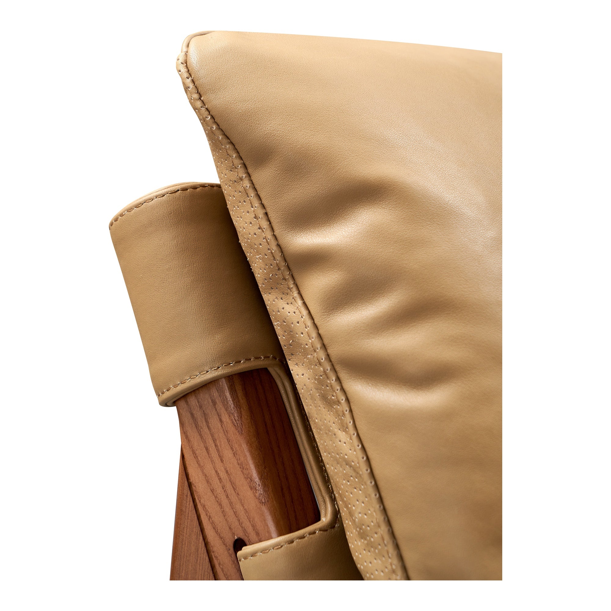 Otley Leather Armchair, Oatmeal