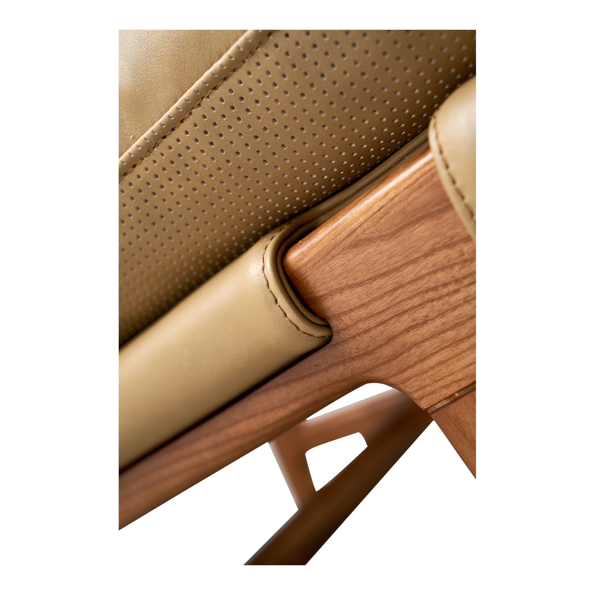 Otley Leather Armchair, Oatmeal