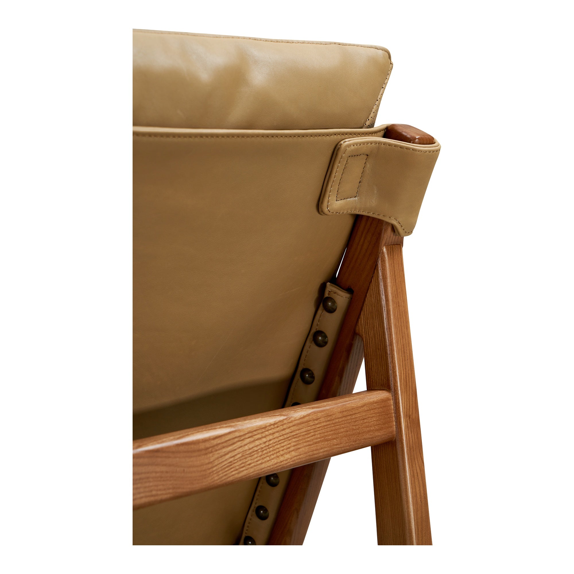 Otley Leather Armchair, Oatmeal