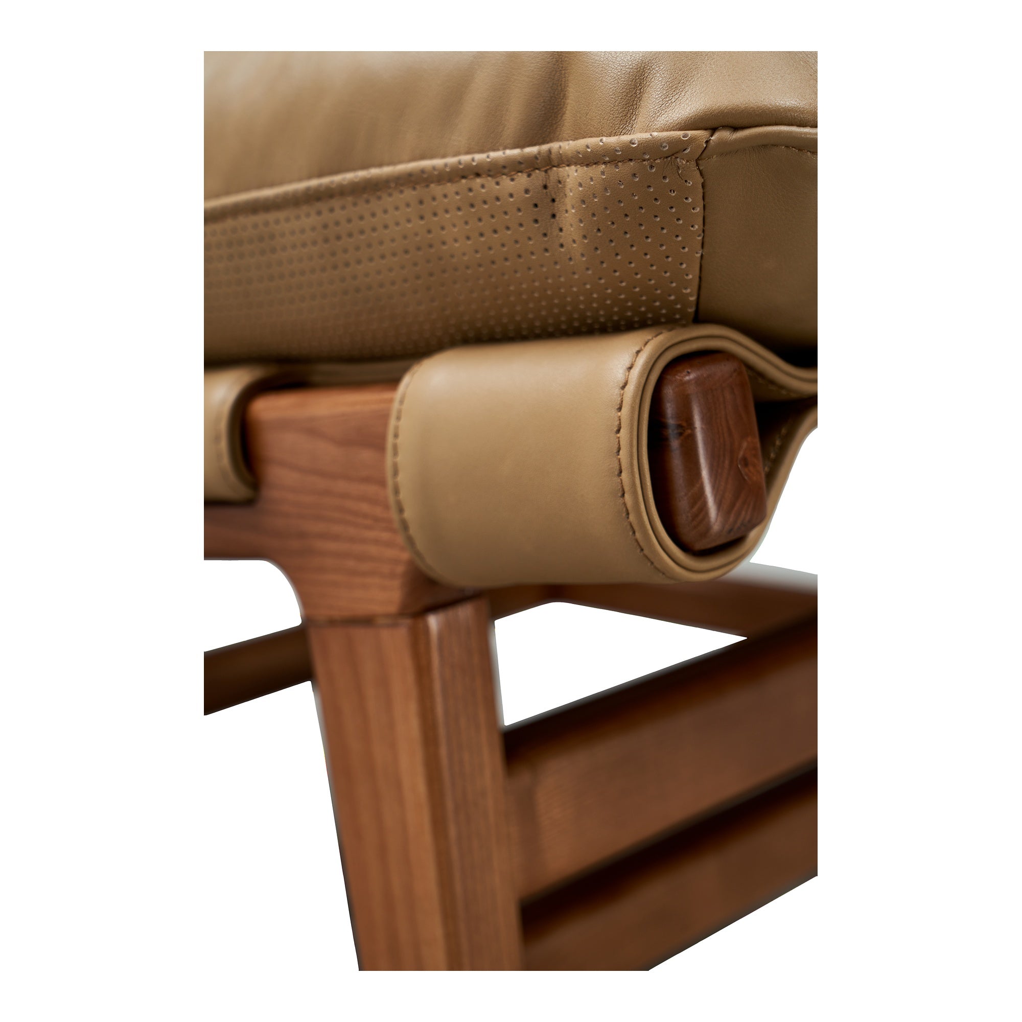 Otley Leather Armchair, Oatmeal