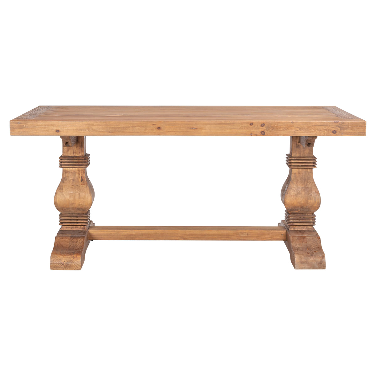 Paxton 180cm Reclaimed Pine Dining Table, Natural