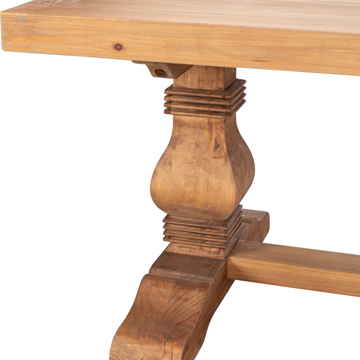 Paxton 180cm Reclaimed Pine Dining Table, Natural