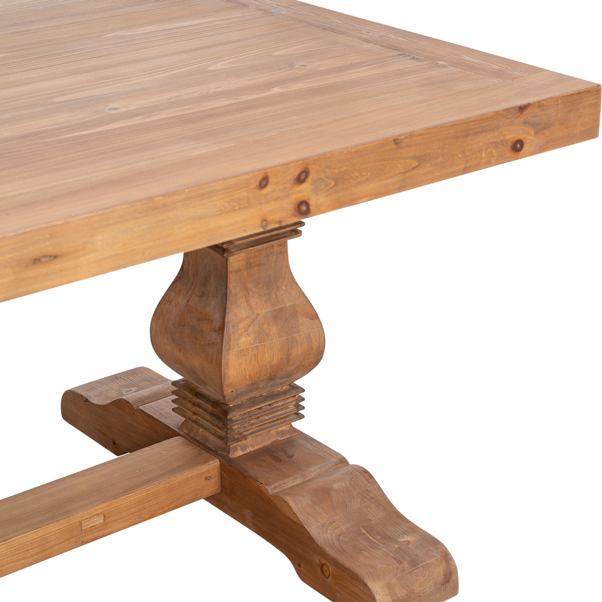 Paxton 180cm Reclaimed Pine Dining Table, Natural