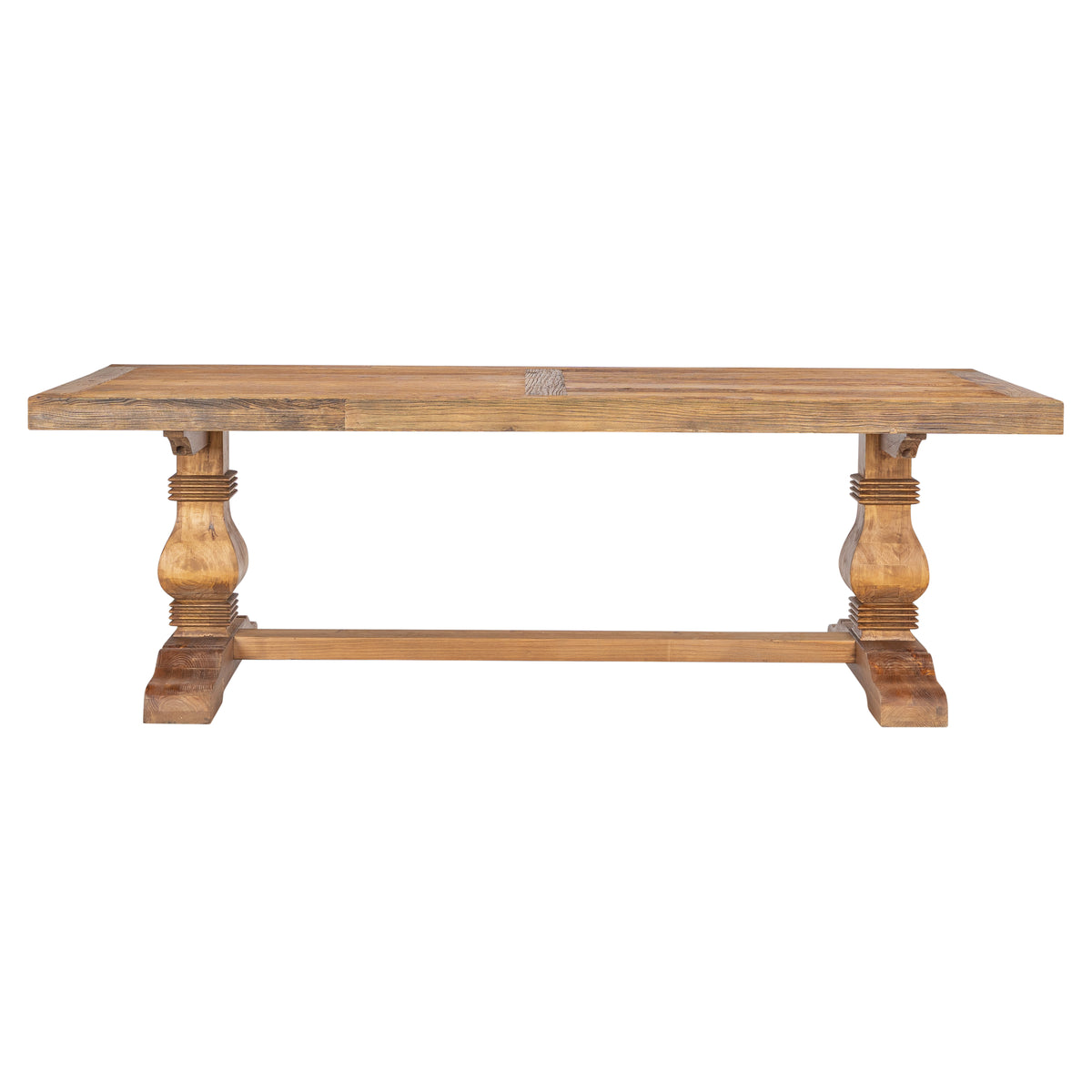 Paxton 240cm Reclaimed Elm Dining Table, Natural