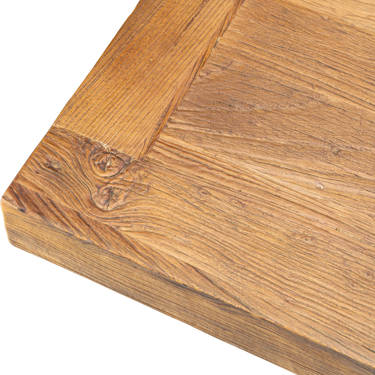 Paxton 240cm Reclaimed Elm Dining Table, Natural