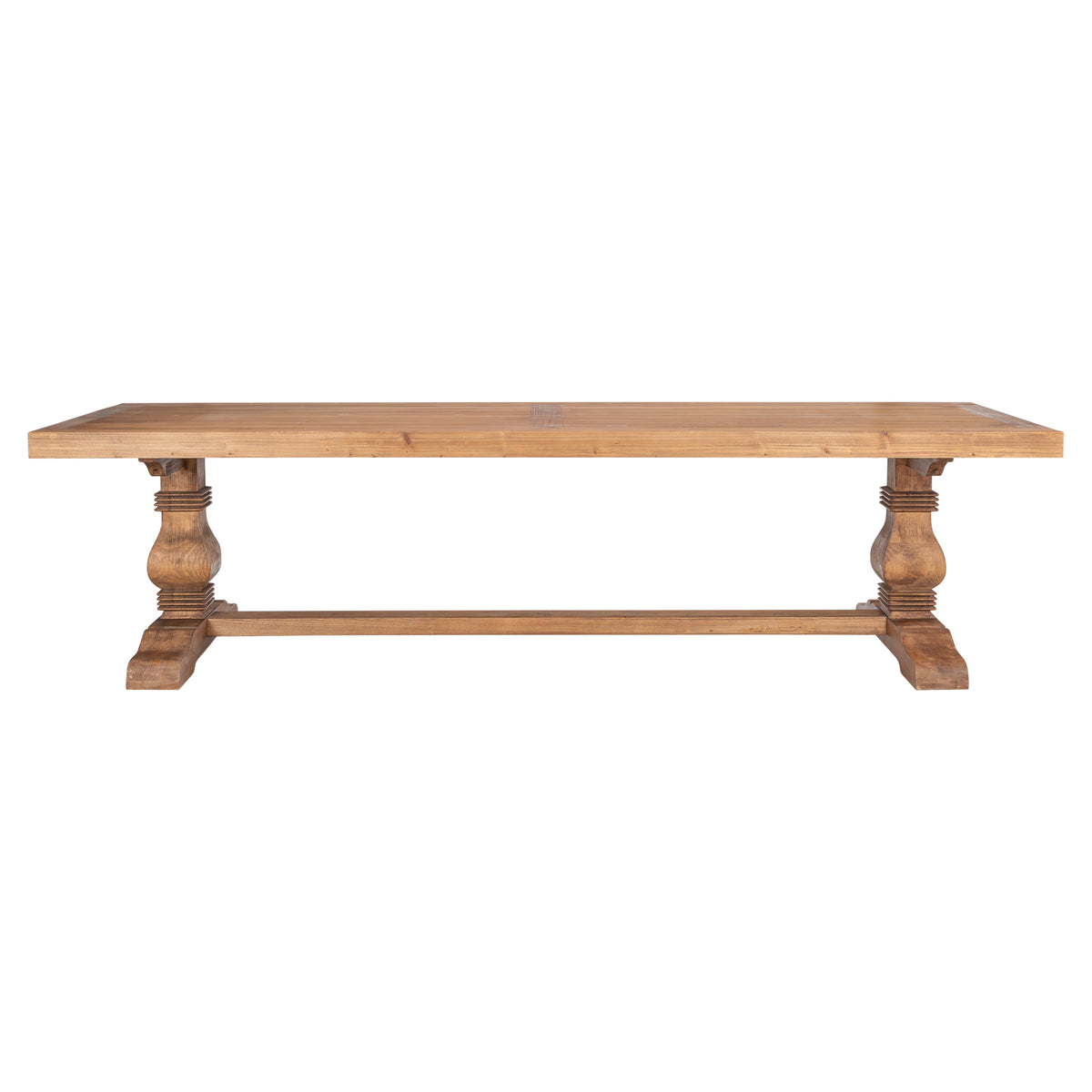 Paxton 300cm Reclaimed Pine Dining Table, Natural