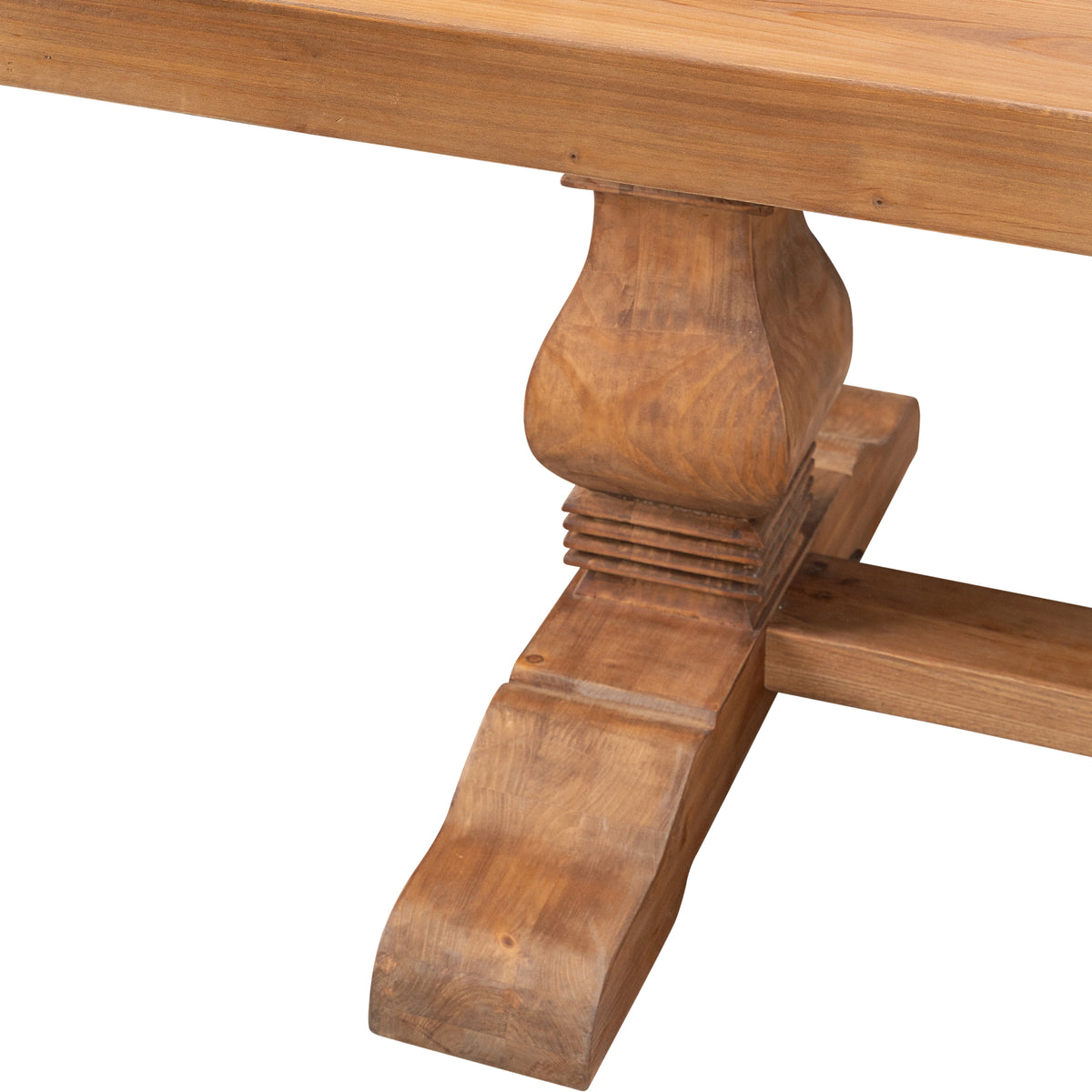 Paxton 300cm Reclaimed Pine Dining Table, Natural
