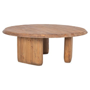 Finley 125cm Reclaimed Pine Round Coffee Table, Natural