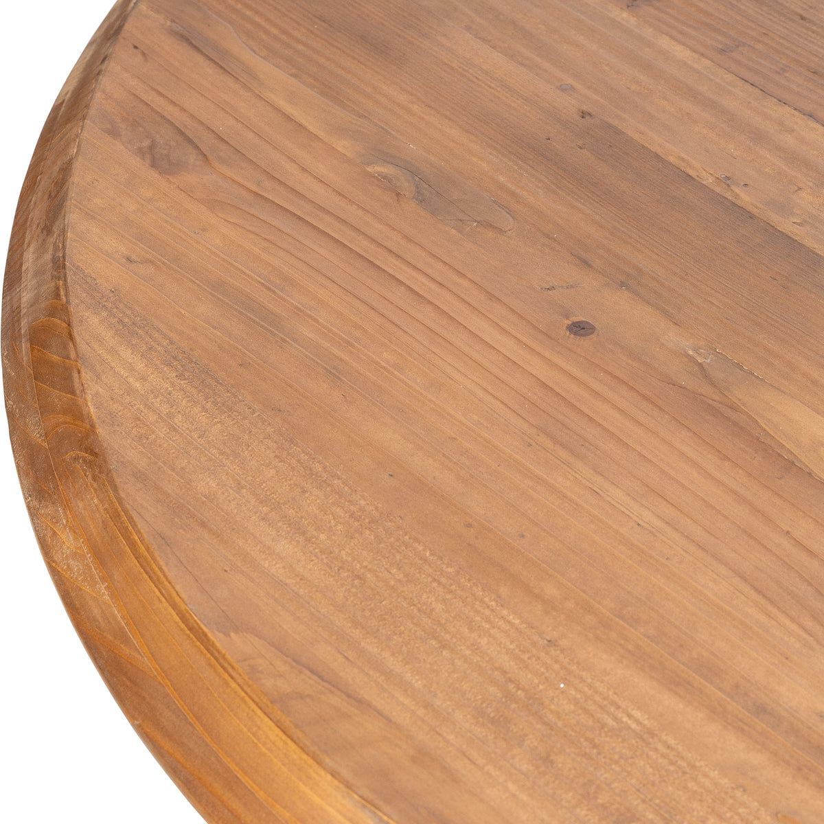 Finley 125cm Reclaimed Pine Round Coffee Table, Natural