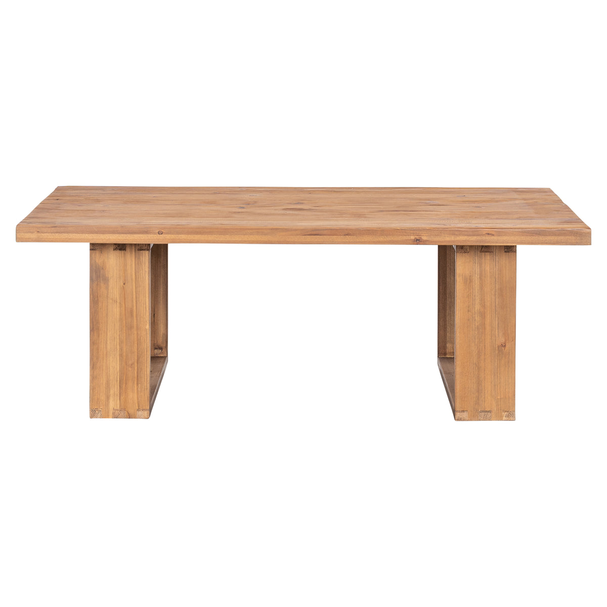 Hudson 130x89cm Reclaimed Pine Rectangle Coffee Table, Natural